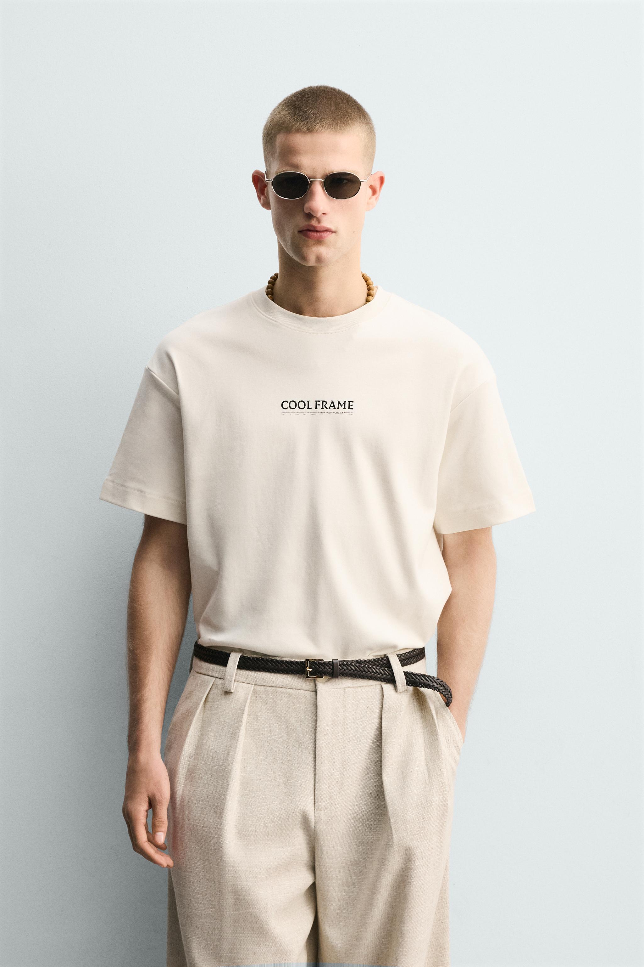INTERLOCK EMBROIDERED PRINT SWEATSHIRT